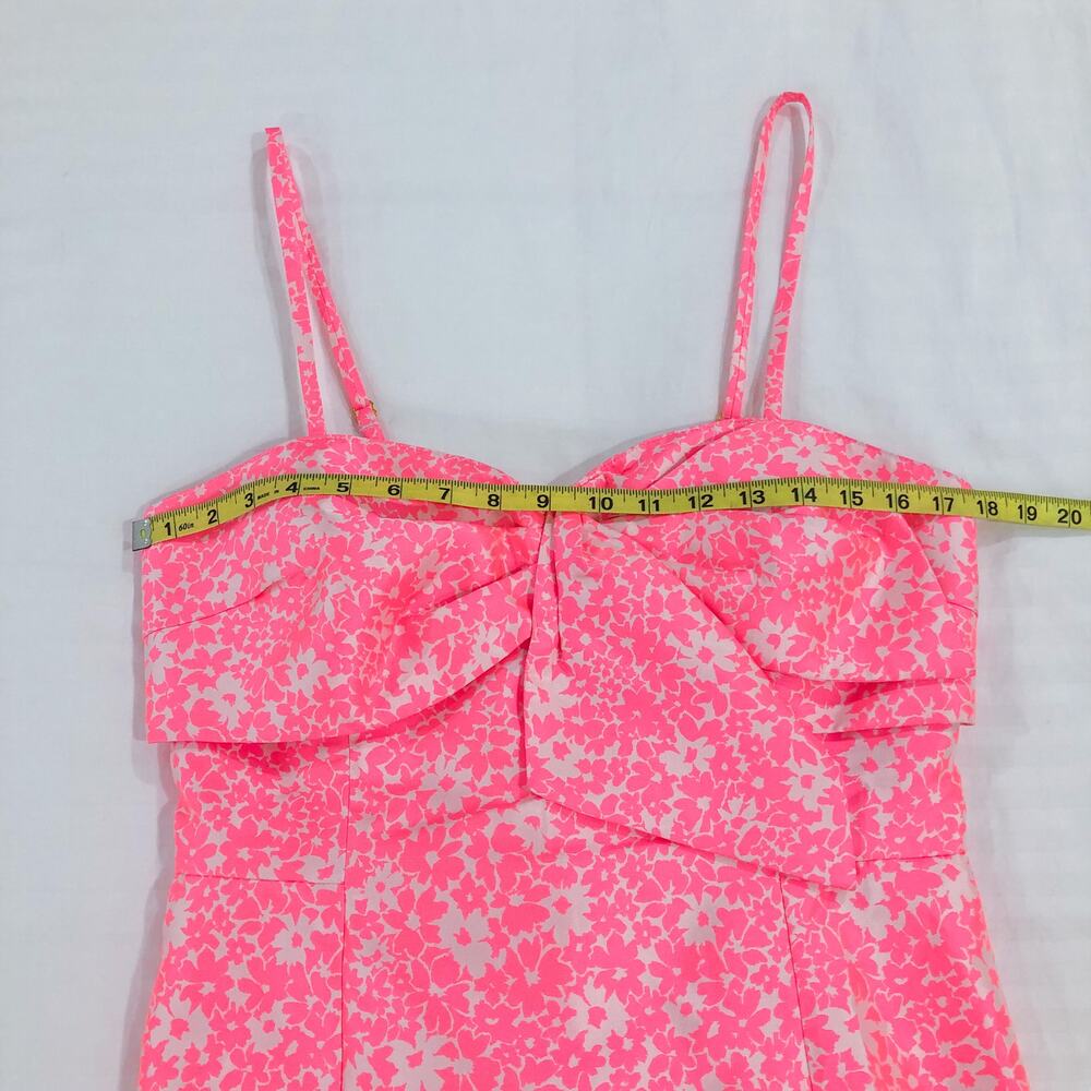Lilly Pulitzer Sutton Skirted Romper Roxie Pink Baby Blues Jacquard - Picture 7 of 12